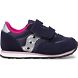 Kids' Saucony Baby Jazz Hook & Loop Sneakers Navy / Pink | Singapore 704WNBY